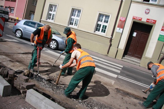 Z przejścia dla pieszych zniknęły muldy