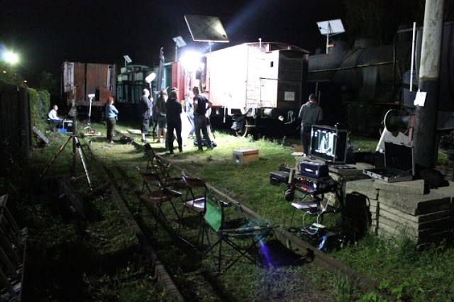 Skansen lokomotyw w Karsznicach planem filmowym