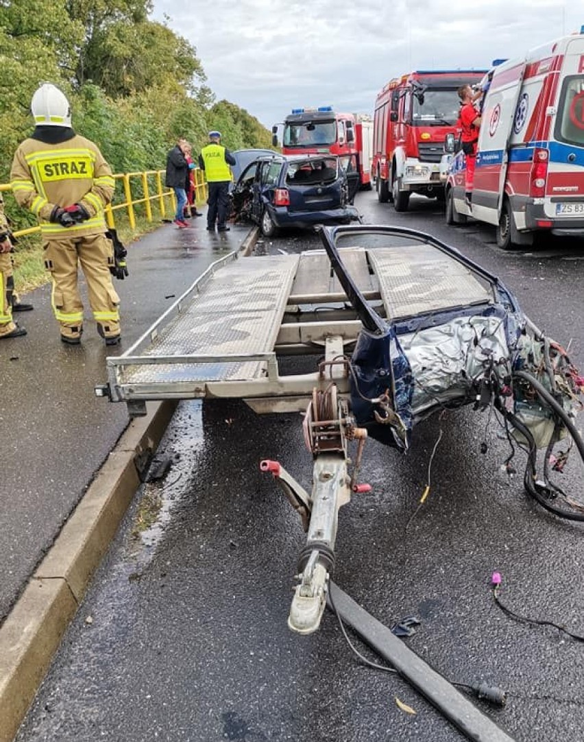 Kierowca volkswagena nie przeżył wypadku na trasie Świecie -...