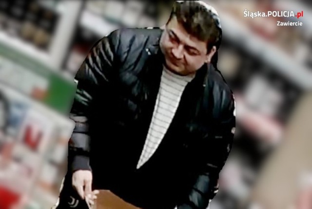 Policjanci poszukują mężczyzny, który w jednym ze sklepów przy ulicy Piłsudskiego w Zawierciu, pod pretekstem zakupu sporej ilości papierosów, dokonał kradzieży na tzw. przewałkę. 