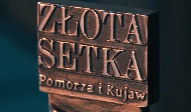 Fragment Statuetki "Złota Setka Pomorza i Kujaw"