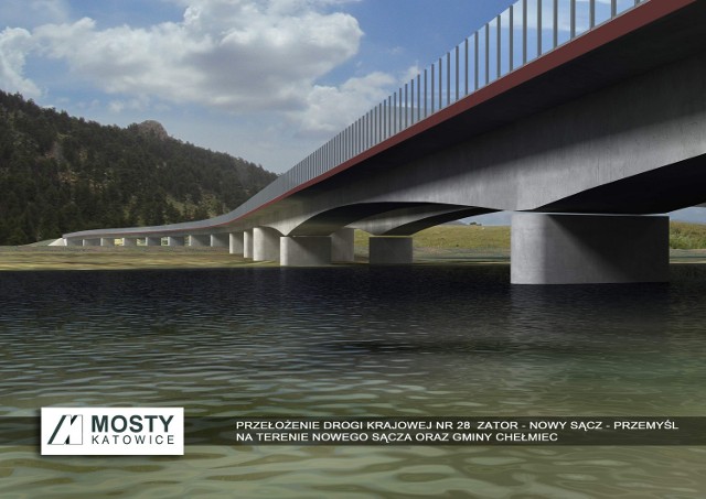 Most nad Dunajcem -czyli miejski fragment obwodnicy północnej Nowego Sącza