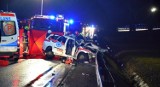 Straszny wypadek w Potworowie (powiat ząbkowicki) na Dolnym Śląsku. Tir zderzył się z karetką i samochodem osobowym [ZDJĘCIA]