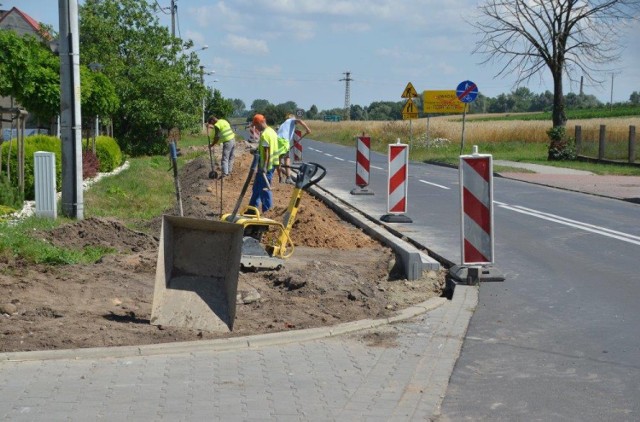 Budowa ścieżki rowerowej Czempiń - Iłówiec