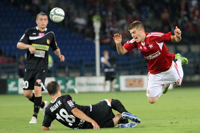 Pierwszego gola w meczu strzelił Patryk Małecki (w 79. minucie)