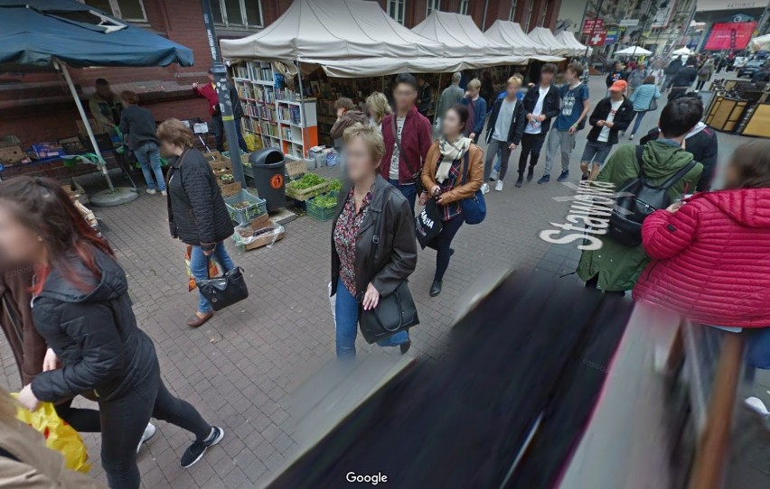 Mieszkańcy Katowic na zdjęciach Google Street View
