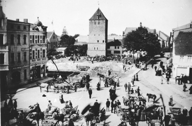 Rynek szczecinecki, rozbiórka kościoła św. Mikołaja