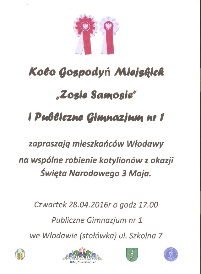 Warsztaty odbędą się w czwartek 28 kwietnia o godzinie 17.00 w Publicznym Gimnazjum nr 1 we Włodawie