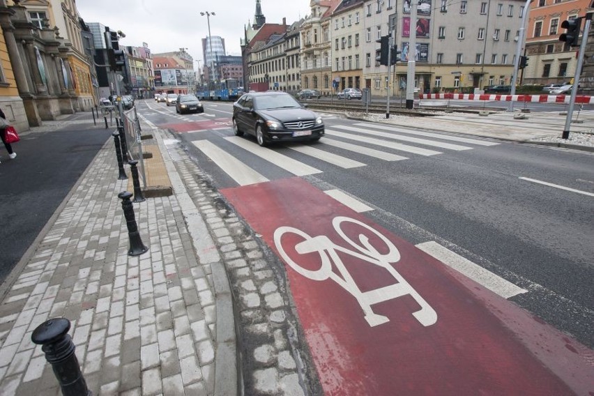 Kontrapasy dla rowerzystów we Wrocławiu