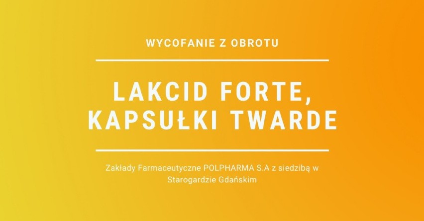 Lakcid forte, kapsułki twarde, minimum 10 mld CFU pałeczek...