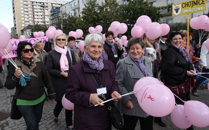 Gdynia: Marsz Różowej Wstążki ulicami miasta