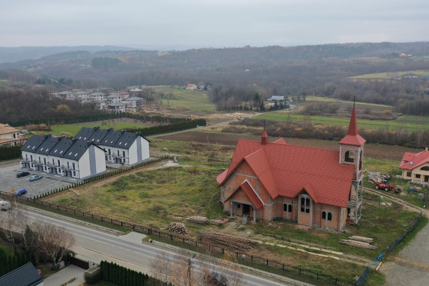 Trwa budowa nowego kościoła w parafii p.w. Bł. Ks....