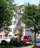 Sławno: Interwencja strażaków na ul. Matejki [ZDJĘCIA]