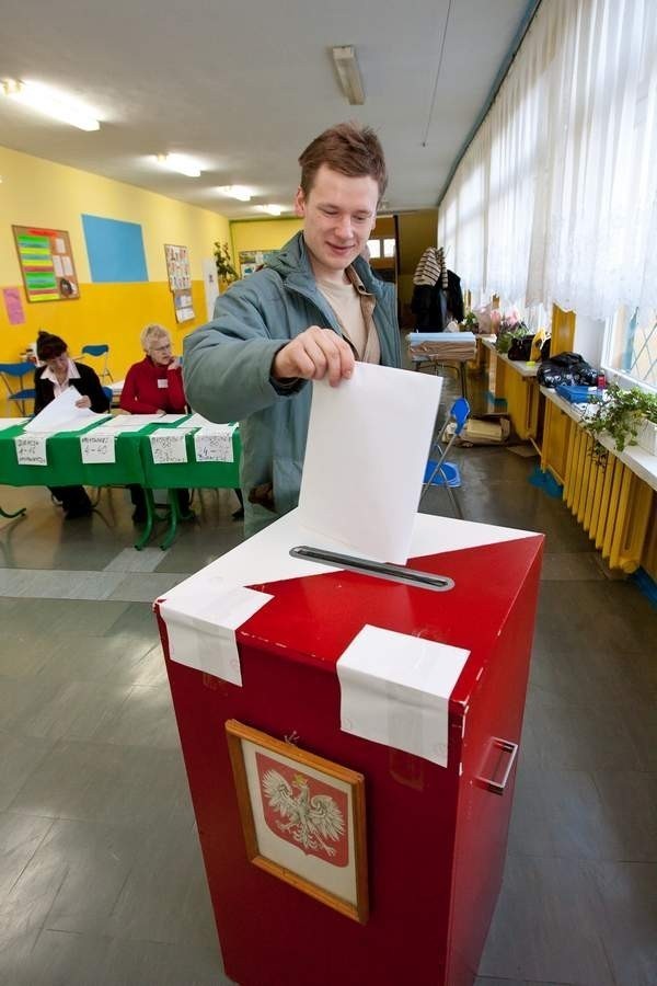 Jan Zaręba - pierwsze głosowanie w wyborach samorządowych
