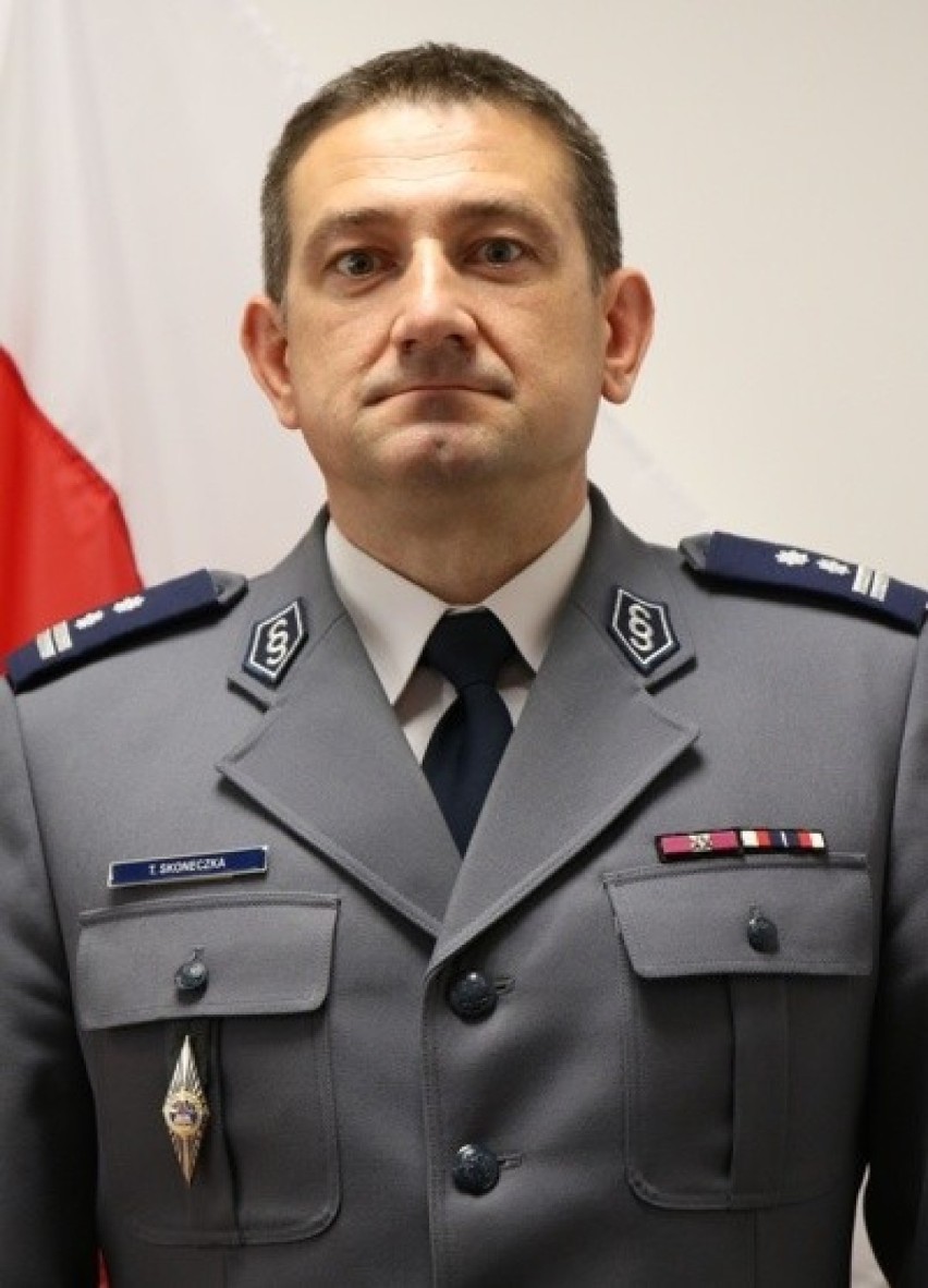 Tomasz Skoneczka, Komendant Powiatowy Policji w Brodnicy ma...