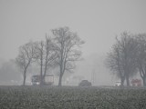 Gm. Stare Pole. Mikołaj objechał sołectwa fordami z 1948 roku i w asyście druhów z Ochotniczej Straży Pożarnej 