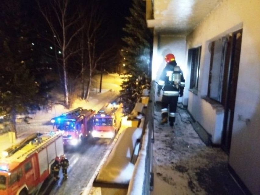 Piwniczna-Zdrój. Pożar dawnego Hotelu Koliba. Najprawdopodobniej ktoś go podpalił