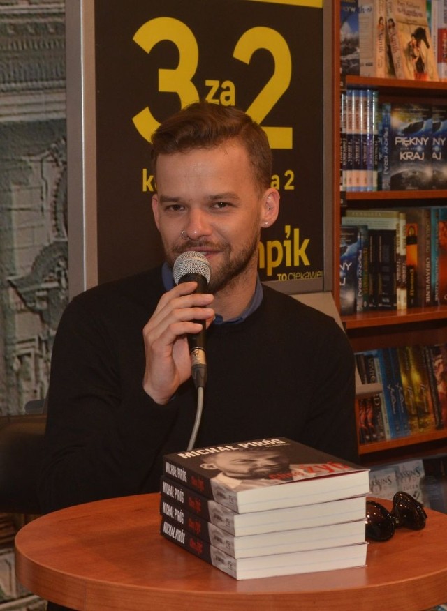 Michał Piróg w Łodzi promował swoją autobiografię