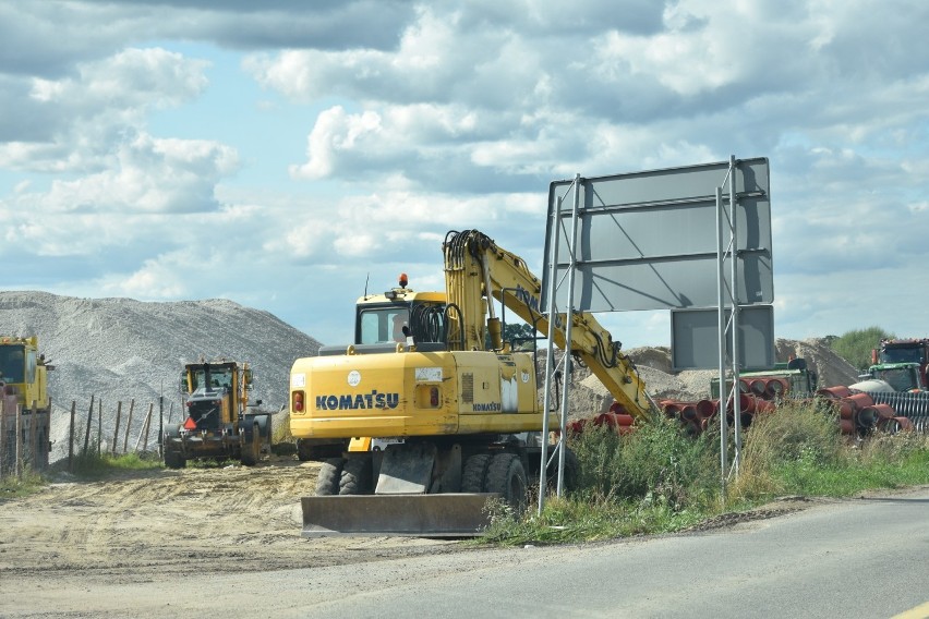 Prace na budowie S5 w rejonie Włók postępują.