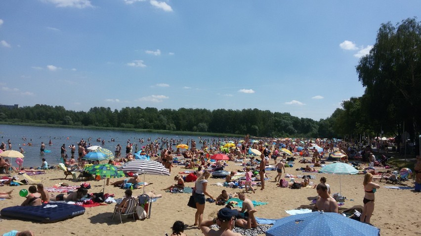 Pogoria 3: tłumy Zagłębiaków na plaży ZDJĘCIA