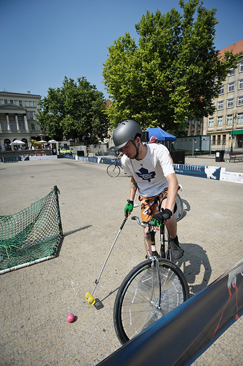 Bike Polo na Placu Wolności