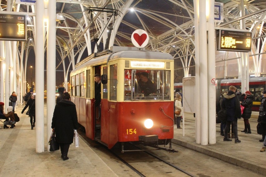 Walentynkowy tramwaj MPK Łódź