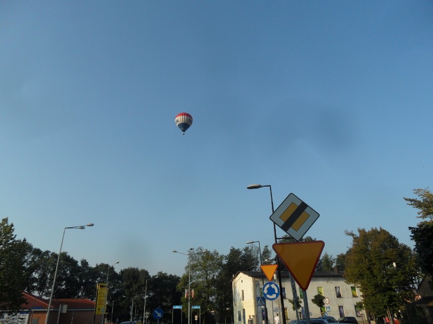 Balonowy lot nad Myszkowem ZDJĘCIA