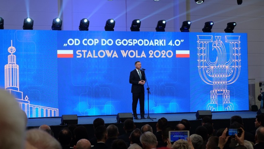 Prezydent Andrzej Duda odwiedził stoisko Spomaszu