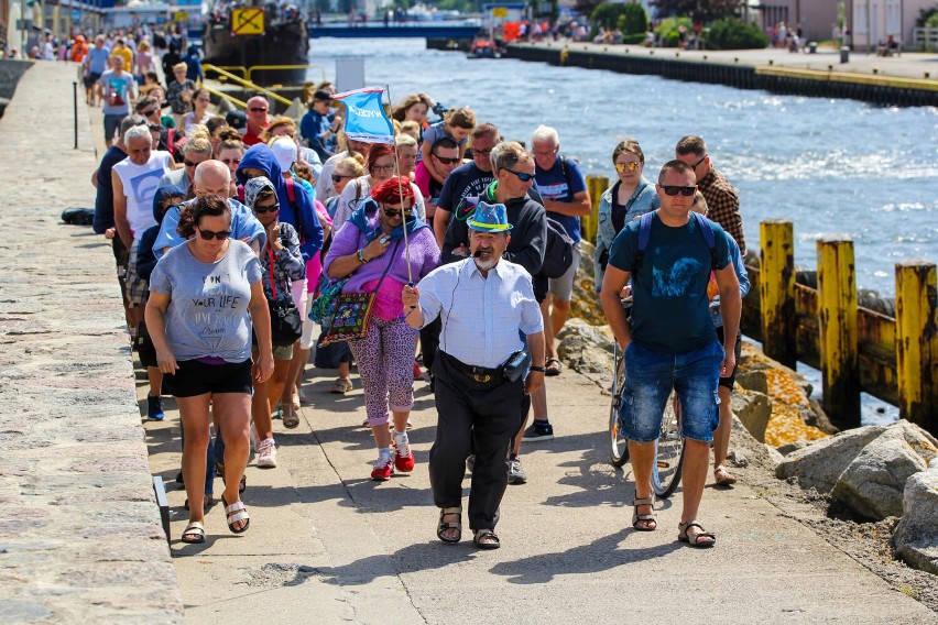 Wycieczka po Darłówku z przewodnikiem Leszkiem Walkiewiczem [zdjęcia]