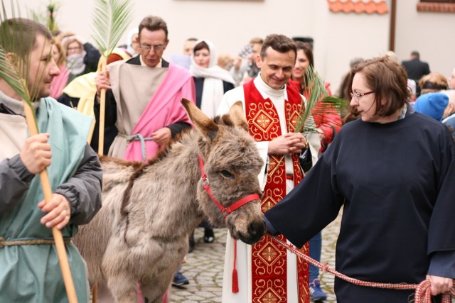 Niedziela Palmowa w parafii Ducha Świętego  w Grudziądzu