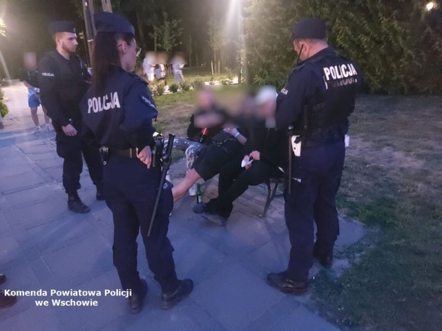 Policja w Sławie na Rap Stacji 2022