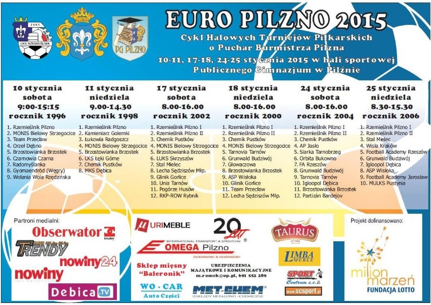 Euro Pilzno 2015 - program