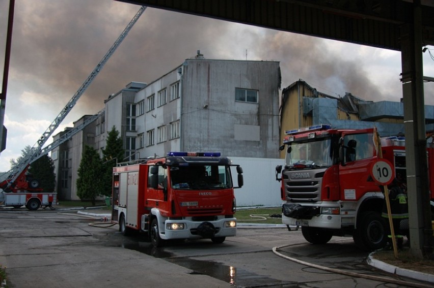 Pożar w twardogórskiej Ilpei