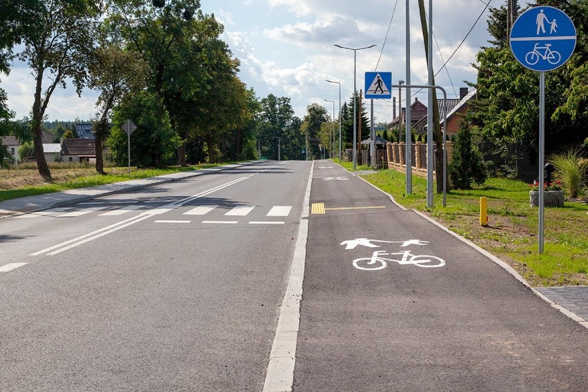 Otwarcie drogi wojewódzkiej nr 487 w Boroszowie po remoncie