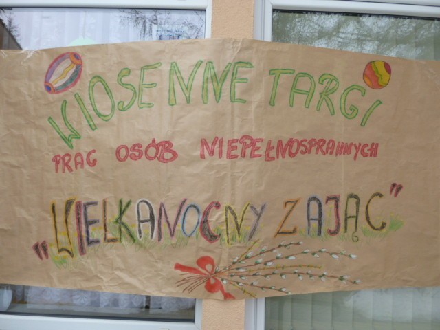 Targi Wielkanocne w Środowiskowym Domu Samopomocy w Bytowie zorganizowano już po raz jedenasty