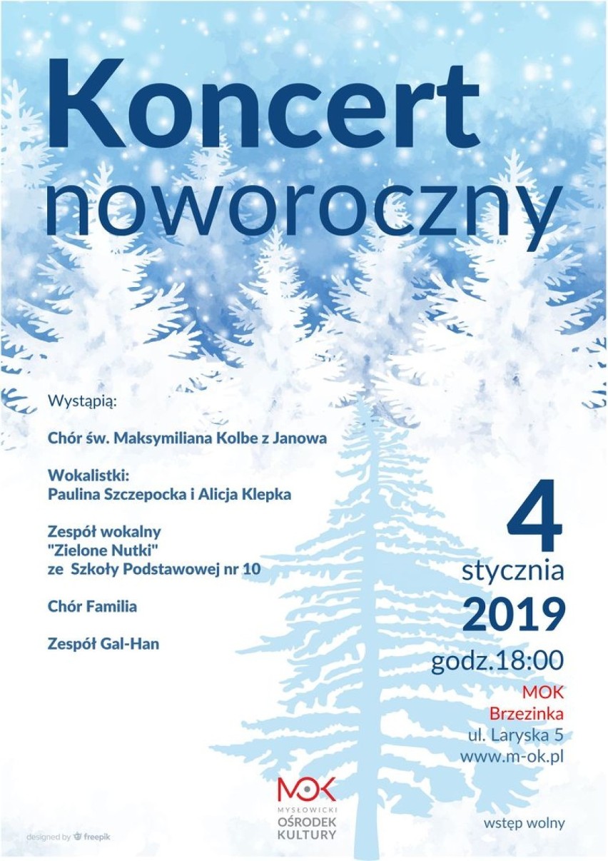 Mysłowice: Spędź weekend z muzyką. Koncert noworoczny i świąteczny