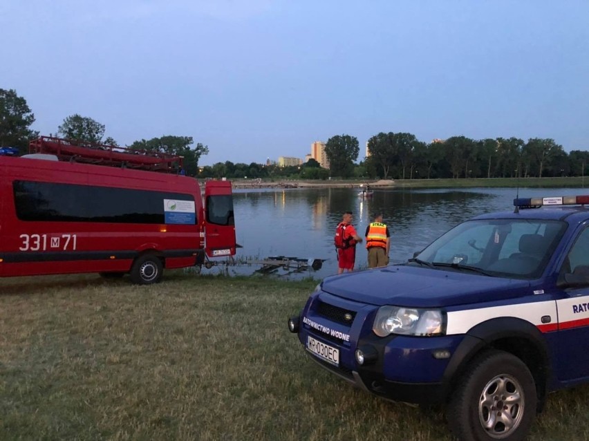 Akcja ratunkowa nad zalewem Borki rozpoczęła się w sobotę...