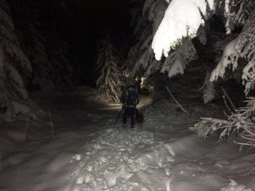 Karkonosze: Turysta zgubił się w śnieżycy.