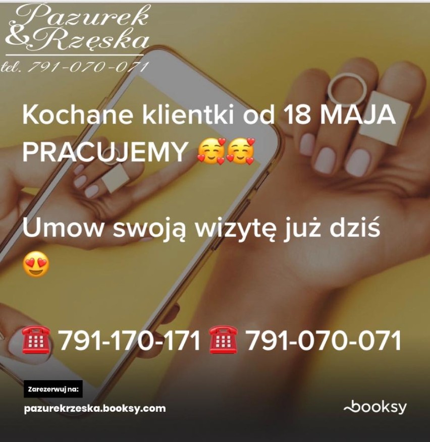 Salony kosmetyczne i fryzjerskie w Tomaszowie szykują się na otwarcie 18 maja, ale nie wszystkie [zdjęcia]