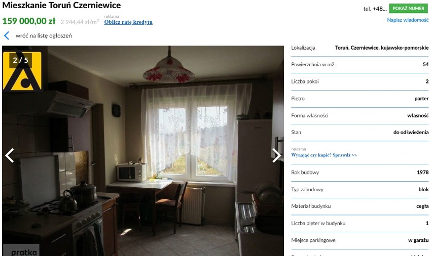 Czy w Toruniu są tanie mieszkania? Co można kupić do 160...