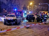 Trzy osoby ranne w wypadku na skrzyżowaniu Marcelińskiej i Grochowskiej [FOTO]