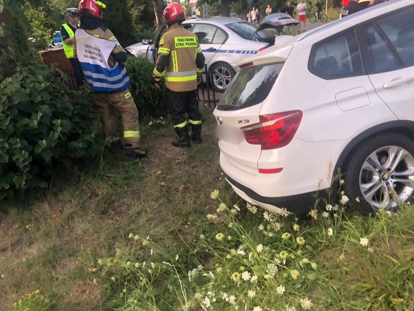 Wypadek na skrzyżowaniu w Boczkach Starych w gminie Szadek