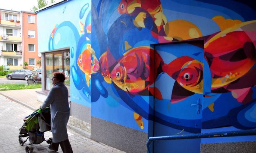 LSM: Nowe murale w prześwitach przy ul. Grażyny