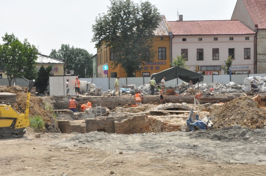 Trwa remont rynku w Olkuszu