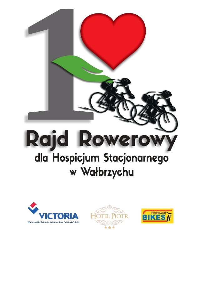 1 maja odbędzie się  I Rajd Rowerowy dla Hospicjum w Wałbrzychu. Mogą wziąć w nim udział wszyscy chętni