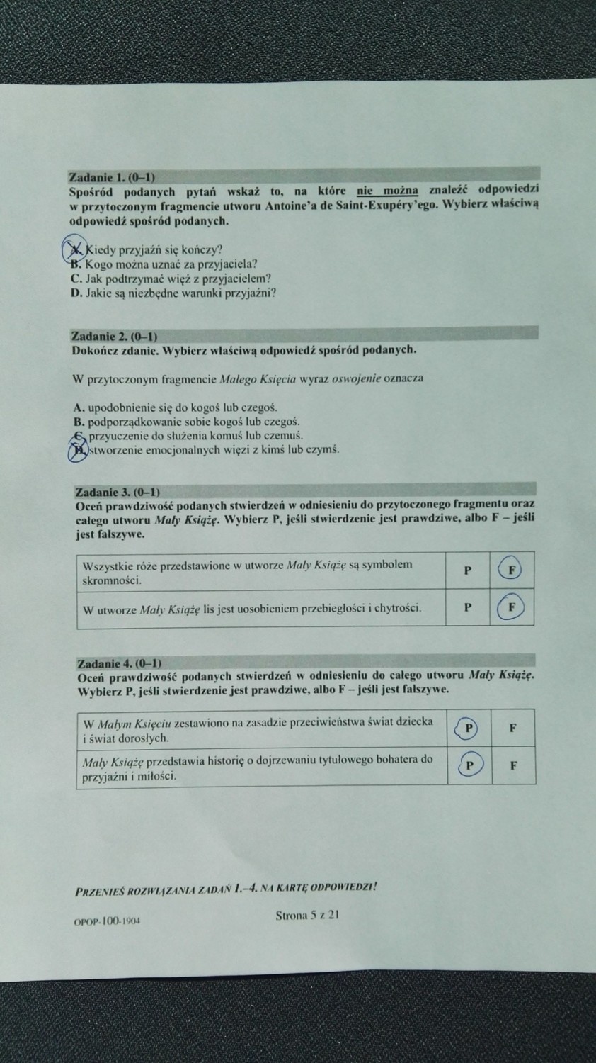 Egzamin ósmoklasisty POLSKI - ODPOWIEDZI, ZADANIA, ARKUSZE...