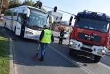 Rowerzystka pod kołami autobusu PKS w Sieradzu. Poszkodowana trafiła do szpitala