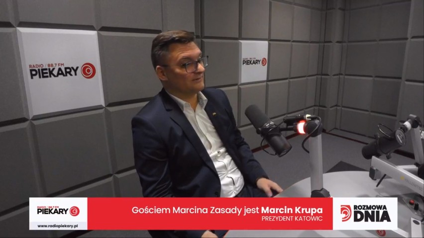 Marcin Krupa, prezydent Katowic, był gościem dnia redaktora...