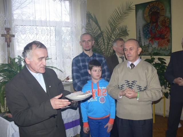 Opłatek pielgrzymów w Dzierżawach 2014