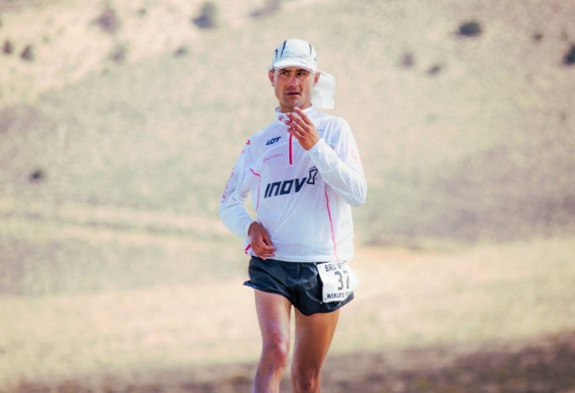 Darek Strychalski podczas Badwater Ultramarathon 2014